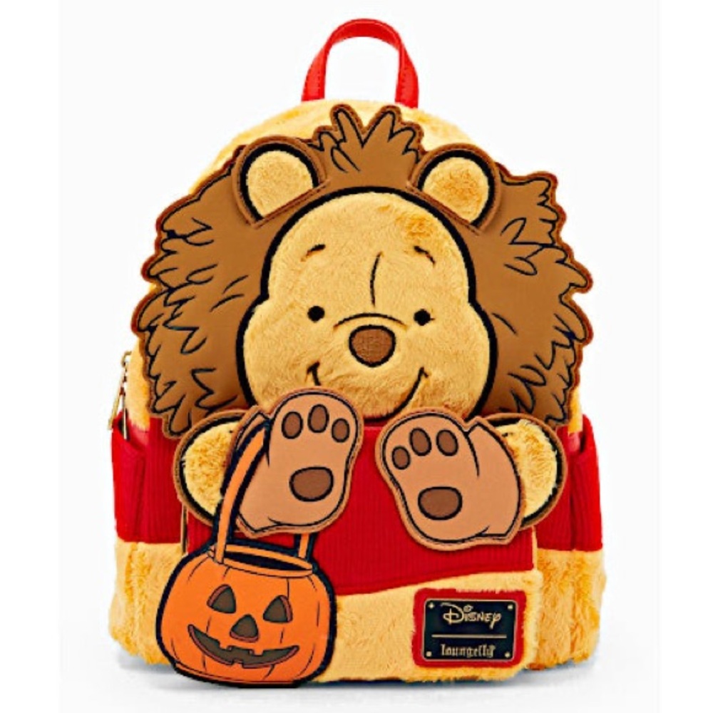 Loungefly Disney Winnie the Pooh Lion Halloween Costume Cosplay Mini Backpack